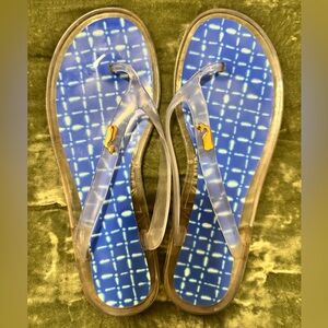Vineyard Vines Blue and Clear Women's Sandals